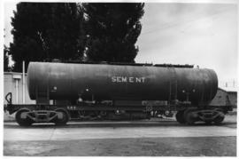 SAR type XBC-1 bulk cement wagon, only one built. SEE N69357. (See also vertical cement wagon at ...