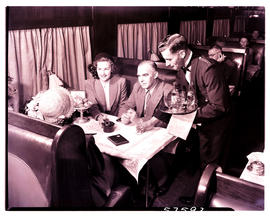 "1950. Blue Train Type A-33 dining car."