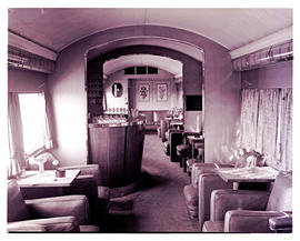 "1946. Blue Train Type B-3 lounge car."