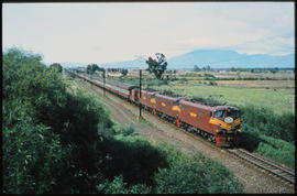 
Trans-Karoo Express in open country.
