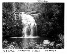 Eshowe district, 1964. Mpushini Falls