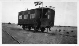 Karasburg, August 1914 to July 1915. Construction of the Prieska - Karasburg railway line. Office...
