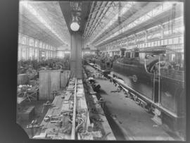 Durban. Interior of NGR erecting workshop with NGR No 253 in the foreground.