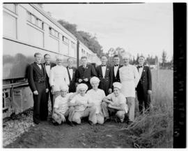 
Catering staff of the Pilot Train.
