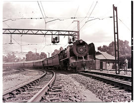 Johannesburg, 1940. SAR Class 23 with Union Express.