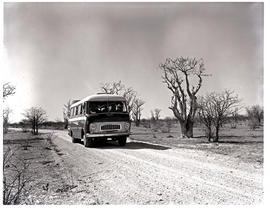 Etosha Game Park, South-West Africa, 1966. SAR GUY motor coach No MT6913. (Guy Motors founded by ...