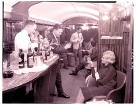 "1963. Blue Train lounge car."