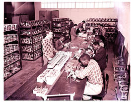 Springs, 1954. Radio factory interior.