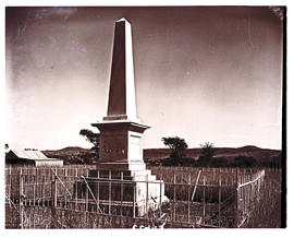 Colenso district, 1949. Voortrekker memorial at Blaauwkrantz.