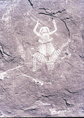 Drakensberg. Rock painting.