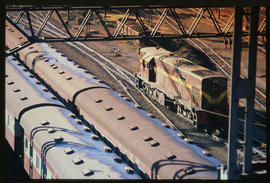 Johannesburg, July 1987. SAR Class 31-000's at Park Station. [Ivan Naude]