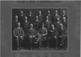 Durban, July 1918. Conference of senior SAR officers of the Transportation Department of the Nata...