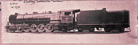 
SAR Class 18 No 1360, experimental three-cylinder built by Henschel & Sohn No's 20787-20788 ...
