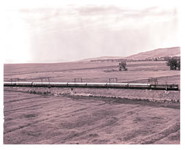 "Cape Town, 1971. SAR Class 4E with Blue Train near Bellville."