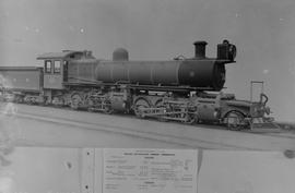 
SAR Class ME No 1618 built by North British Loco Works No 19355 in 1912.
