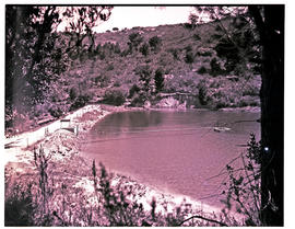 Paarl district, 1939. Mountain reservoir.