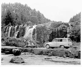"Graskop district, 1960.  Waterfall."