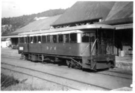 Grahamstown, circa 1939-1941. Railcar RM23 working between Port Alfred and Grahamstown.