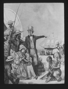 Port Elizabeth. Landing of the 1820 Settlers.