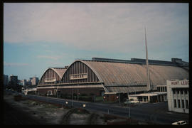 Durban, November 1971. Sugar terminal in Durban Harbour. [JV Gilroy]