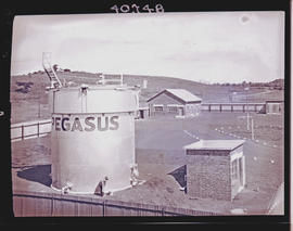 Ladysmith, 1931. Fuel depot. Note Pegasus.