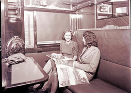 "1940. Blue Train two-berth compartment."