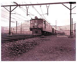 "Cape Town, 1966. SAR Class 4E with Blue Train."