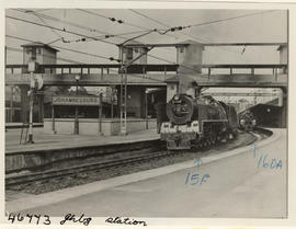 Johannesburg, 1940. SAR Class 15F at Park station.
