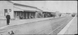 Noupoort, 1895. Station buildings. [EH Short]