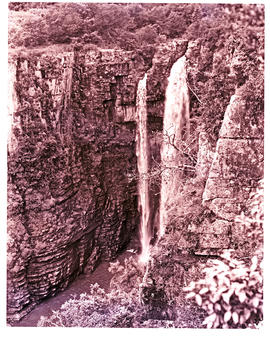 "Graskop district, 1929. Mac-Mac waterfall."