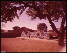 Traditional Ndebele house.