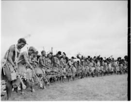 Swaziland, 25 March 1947. Traditional dancers.