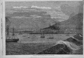 Cape Town, 1870. Table Bay Harbour. From the Illustrated London News, 12 November 1870.