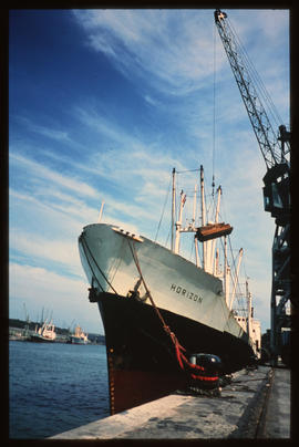 East London, October 1972. 'Horizon' berthed in Buffalo Harbour. [JV Gilroy]