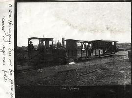 Stanger district. Narrow gauge train on North Coast light railway at Kearsney.