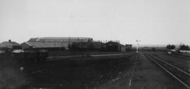 Beaufort West, 1895. Station buildings looking south. (EH Short)