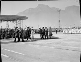 Cape Town, 17 February 1947. Parade at Table Bay Harbour.
