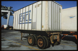 Johannesburg, 1986. Container at City Deep depot.