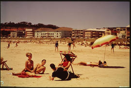 Port Elizabeth. Bathers at Kings Beach.