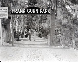 Bethulie, 1940. Entrance to Frank Gunn Park.
