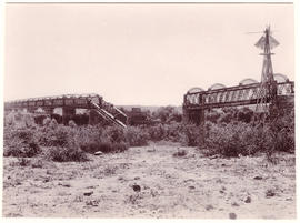 Circa 1900. Anglo-Boer War. Fourteen Streams bridge, from the south.