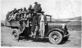 Barkly East, circa 1929. Construction crew for the line from New England to Barkly East.