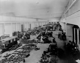 Johannesburg, 1939. Langlaagte. Interior of workshops of the Road Motor Services.