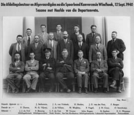 Windhoek, 12 September 1940. Spoorbond Conference delegates and management.