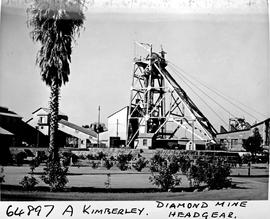 "Kimberley, 1956. Diamond mine headgear."
