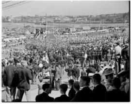 Durban, 22 March 1947. Crowd scene at Greyville Race Course