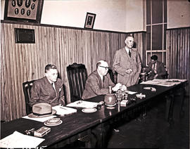 October 1950. Opening of Railway Police Union conference.
