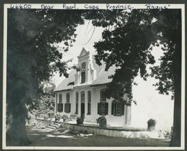 Paarl district, 1939. Rhone farmhouse.