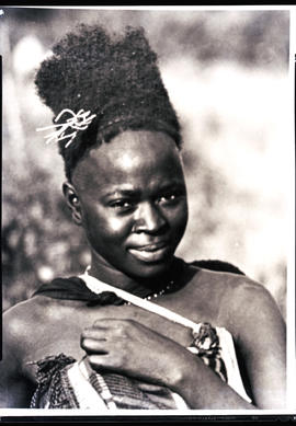 Natal, 1938. Young Zulu woman.
