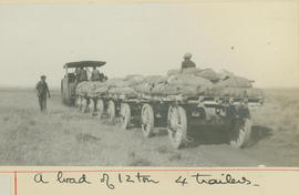 Brandfort district. SAR Thornycroft tractor with load of 12 tonnes.